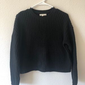 PacSun x LA Hearts Black knit cropped sweater